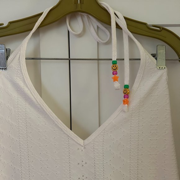 Wild Fable White Sun Dress, Halter Tie, Size XL - Picture 2 of 7